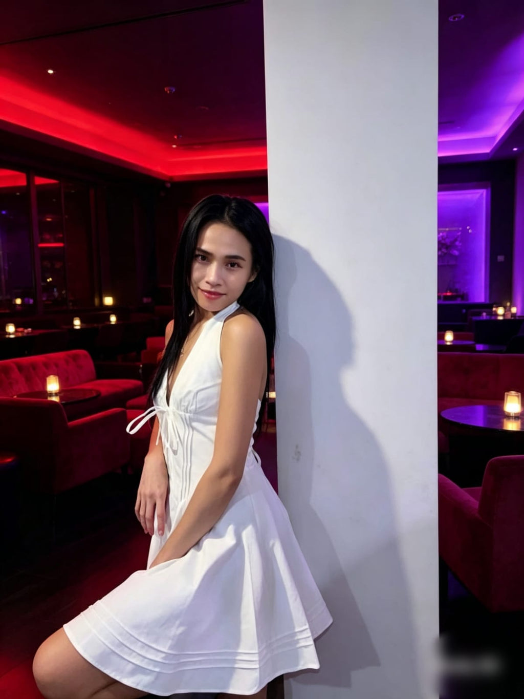 ชุดราตรีทรงเอไม่มีแขนสวยหรู